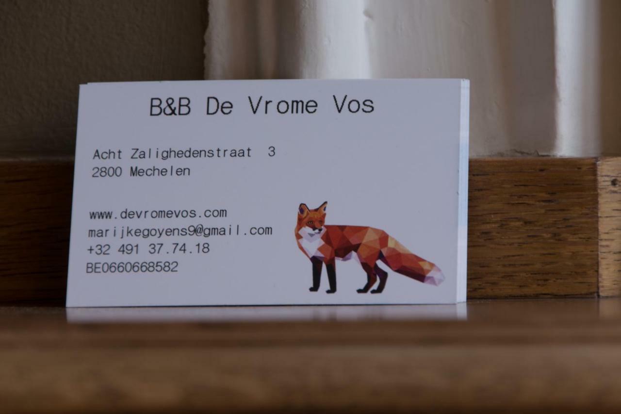 B&B De Vrome Vos Mechelen Exterior photo